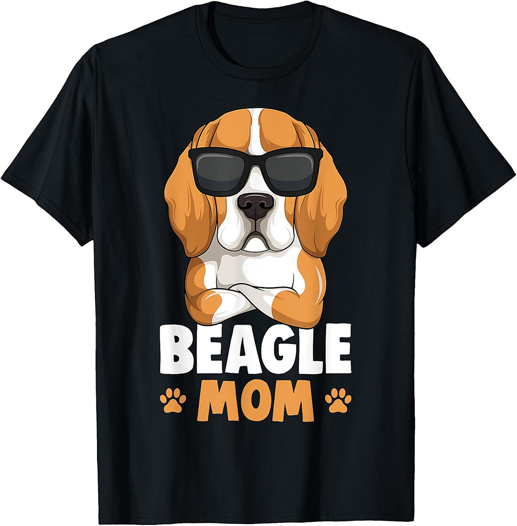 Beagle Mom Dog Mama Women T-Shirt