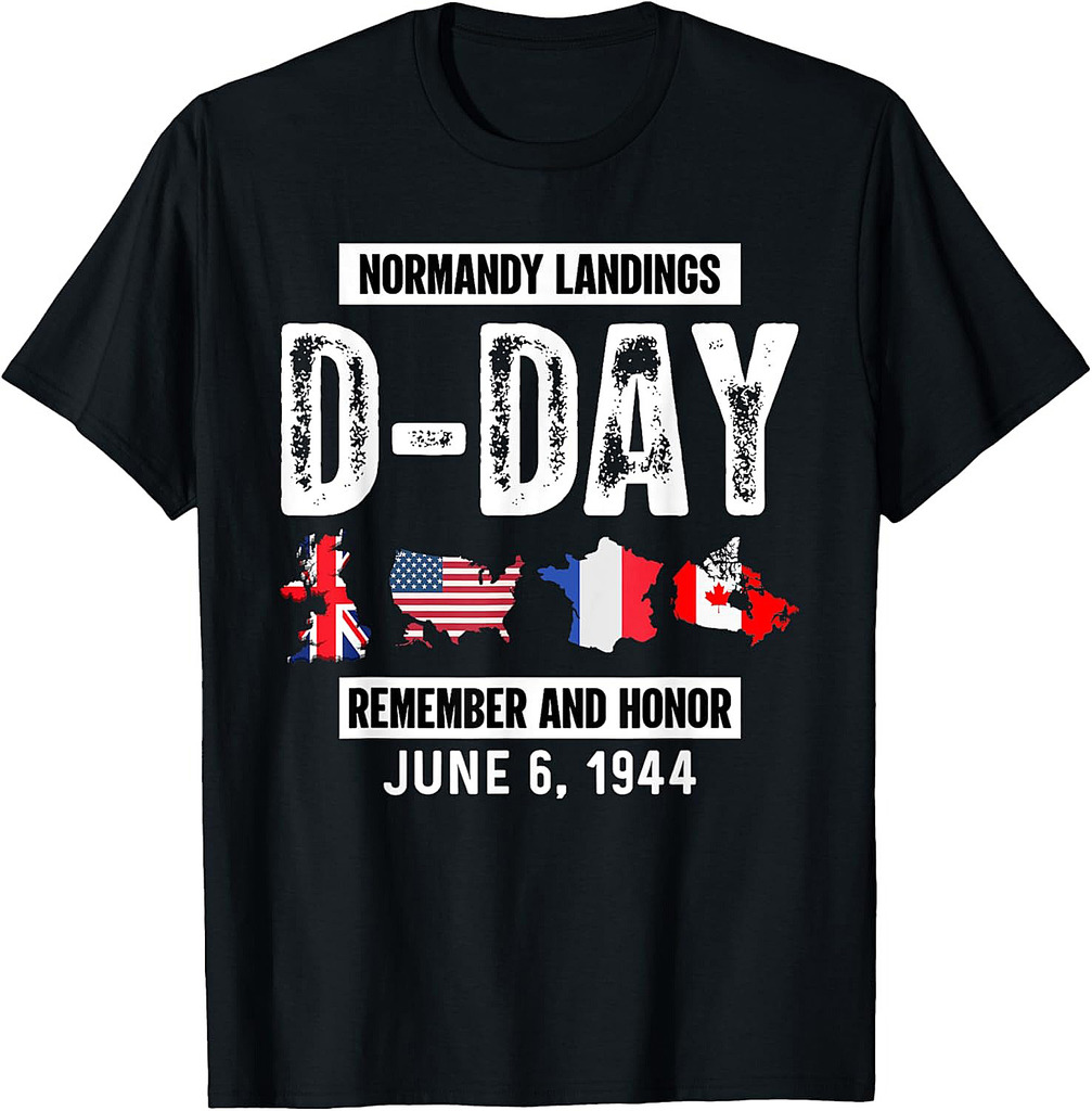 D-Day 81st Anniversary Remembrance 1944-2025 Veteran Day T-Shirt