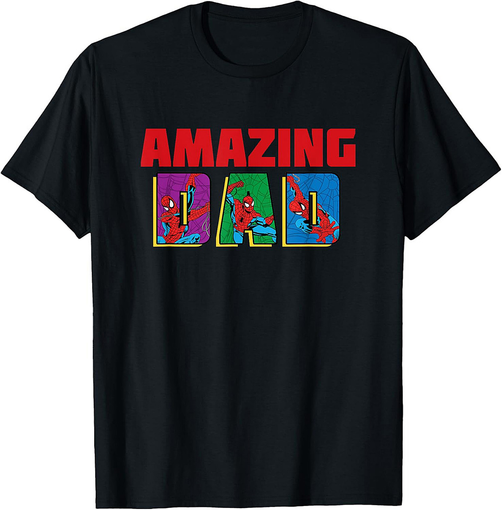Marvel Spider-Man Amazing Dad Birthday Father’s Day T-Shirt
