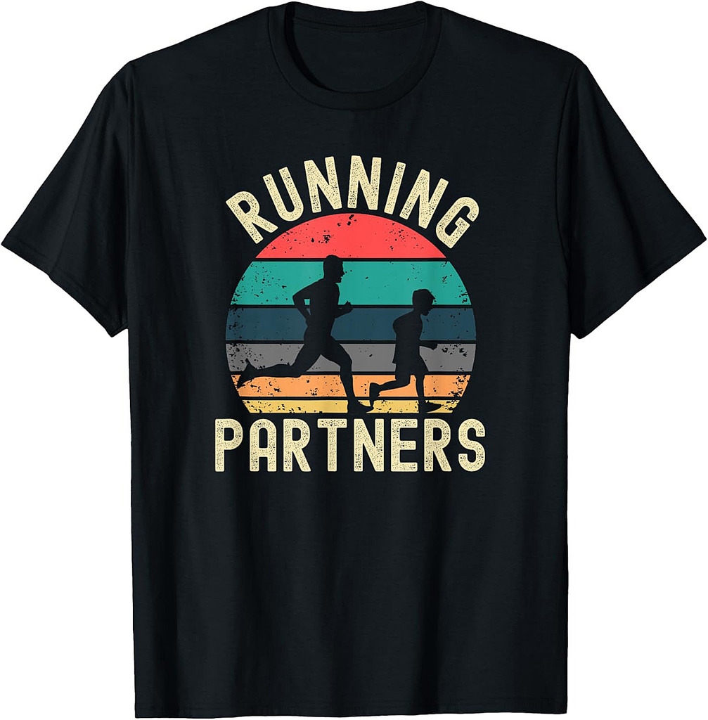 Running Dad, Men's Half Marathon, Jogging Father Son Runner T-Shirt