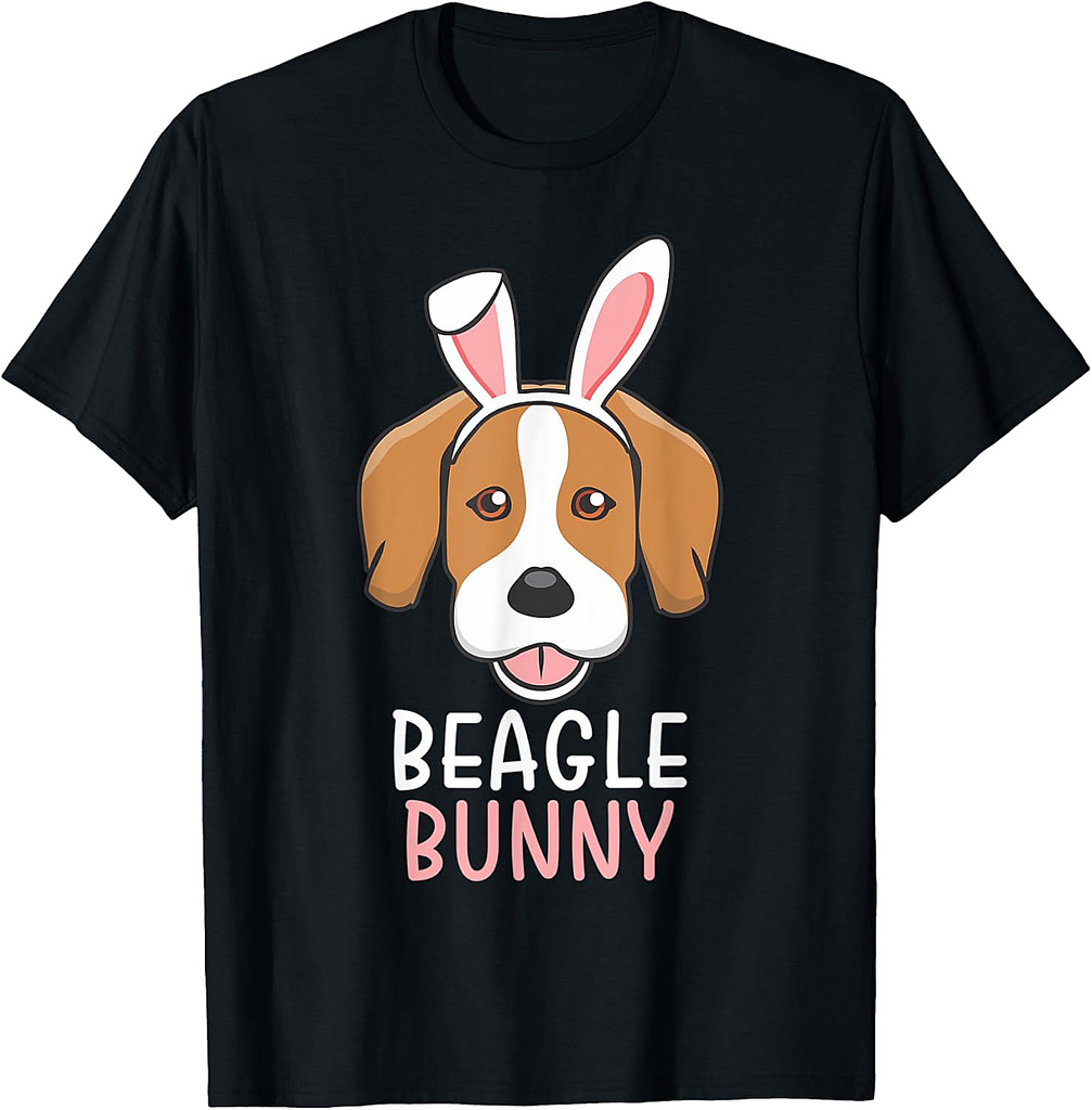 Beagle Bunny Funny Beagle Dog Lover Easter Men Women T-Shirt