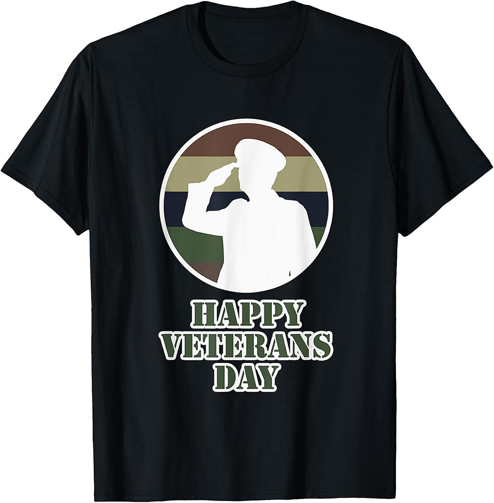 Happy Veterans Day Officer T-Shirt