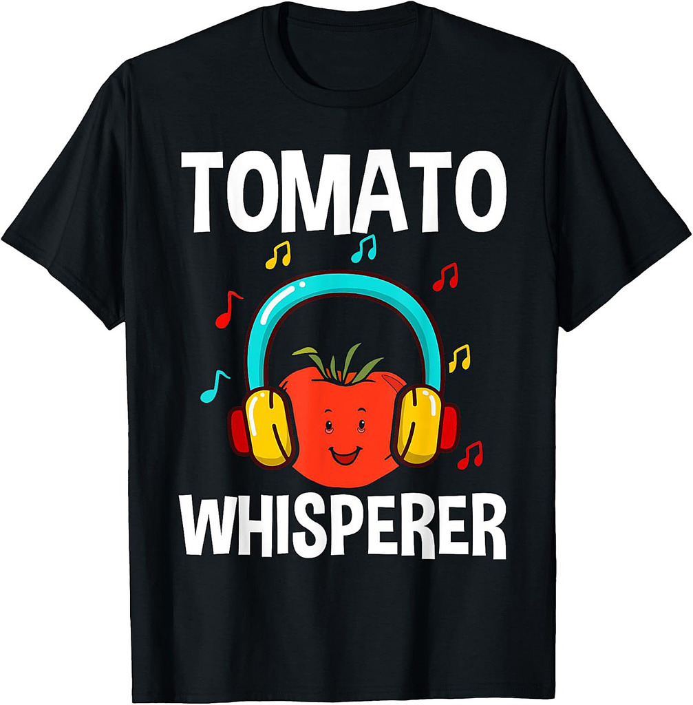 Tomato Whisperer Fathers Day Gardening Dad-dy Dada Gardener T-Shirt