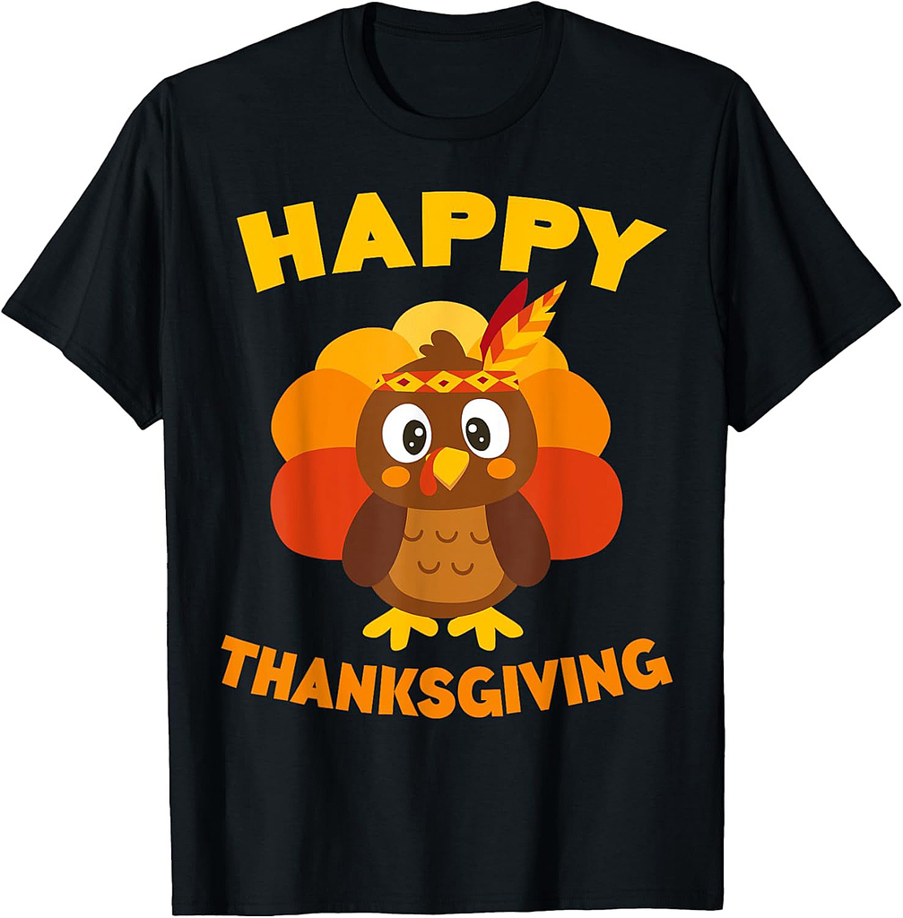 Happy Thanksgiving Shirt Men Women Family Turkey Day T-Shirt