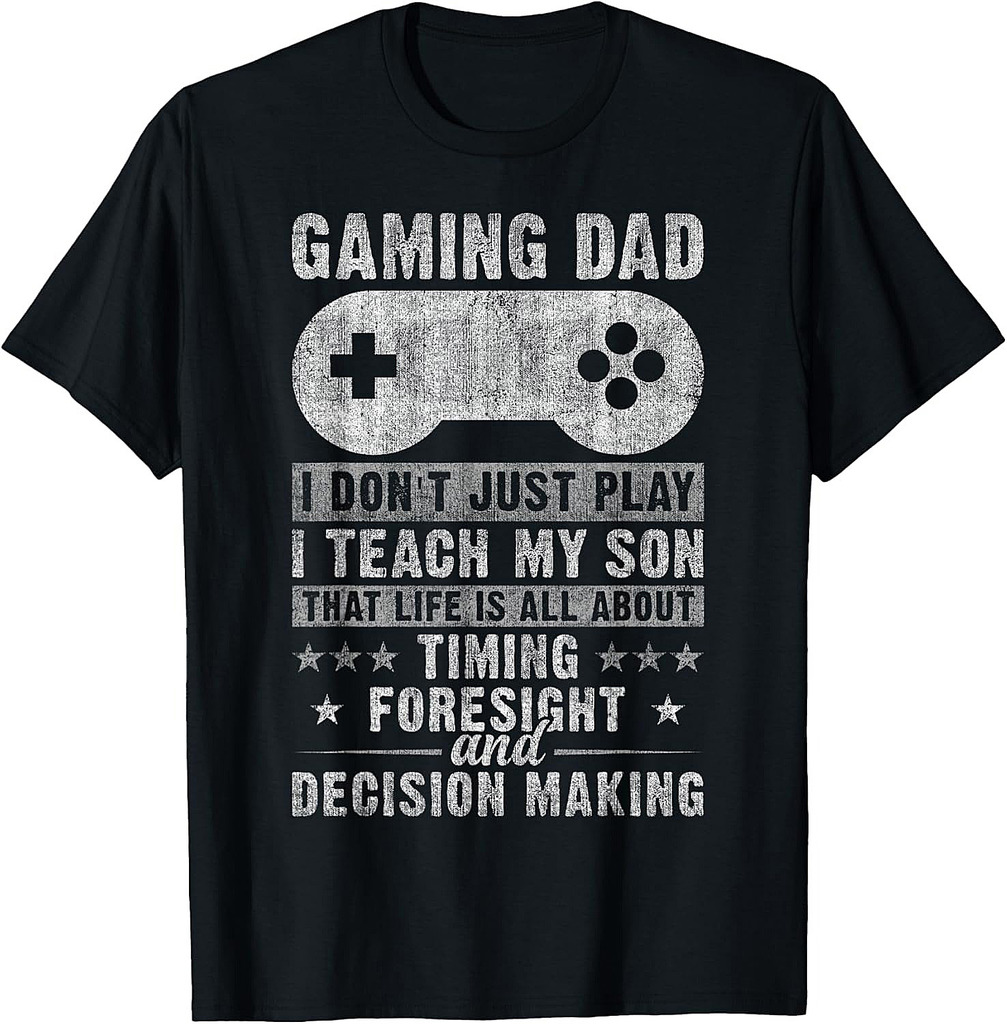 Gaming Dad, Father Son Funny, Father's Day T-Shirt