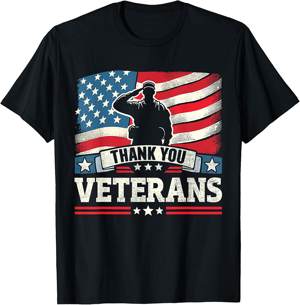 Thank You Veterans Day Proud Soldier For Patriotic American T-Shirt