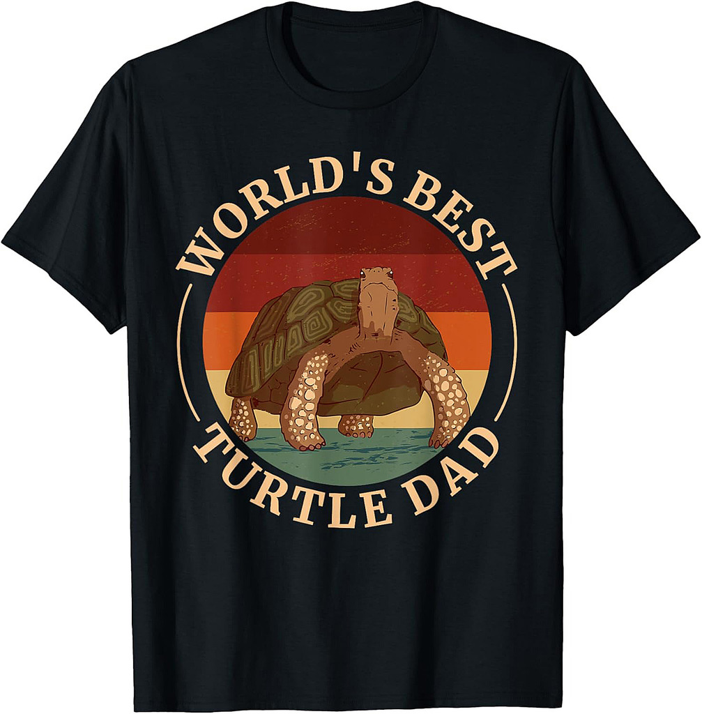 Turtle Animal Lovers Ocean Father Sea Turtle Dad T-Shirt