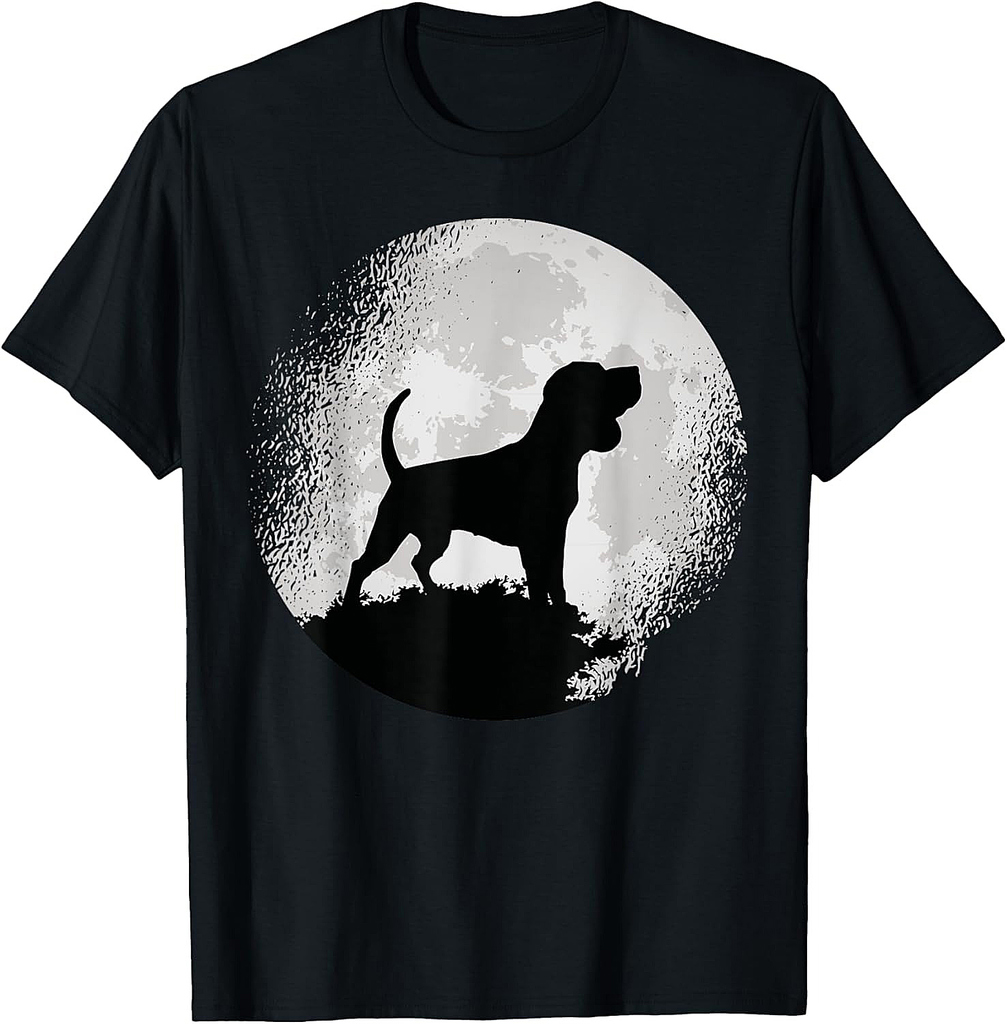 Beagle Dog Moon T-Shirt