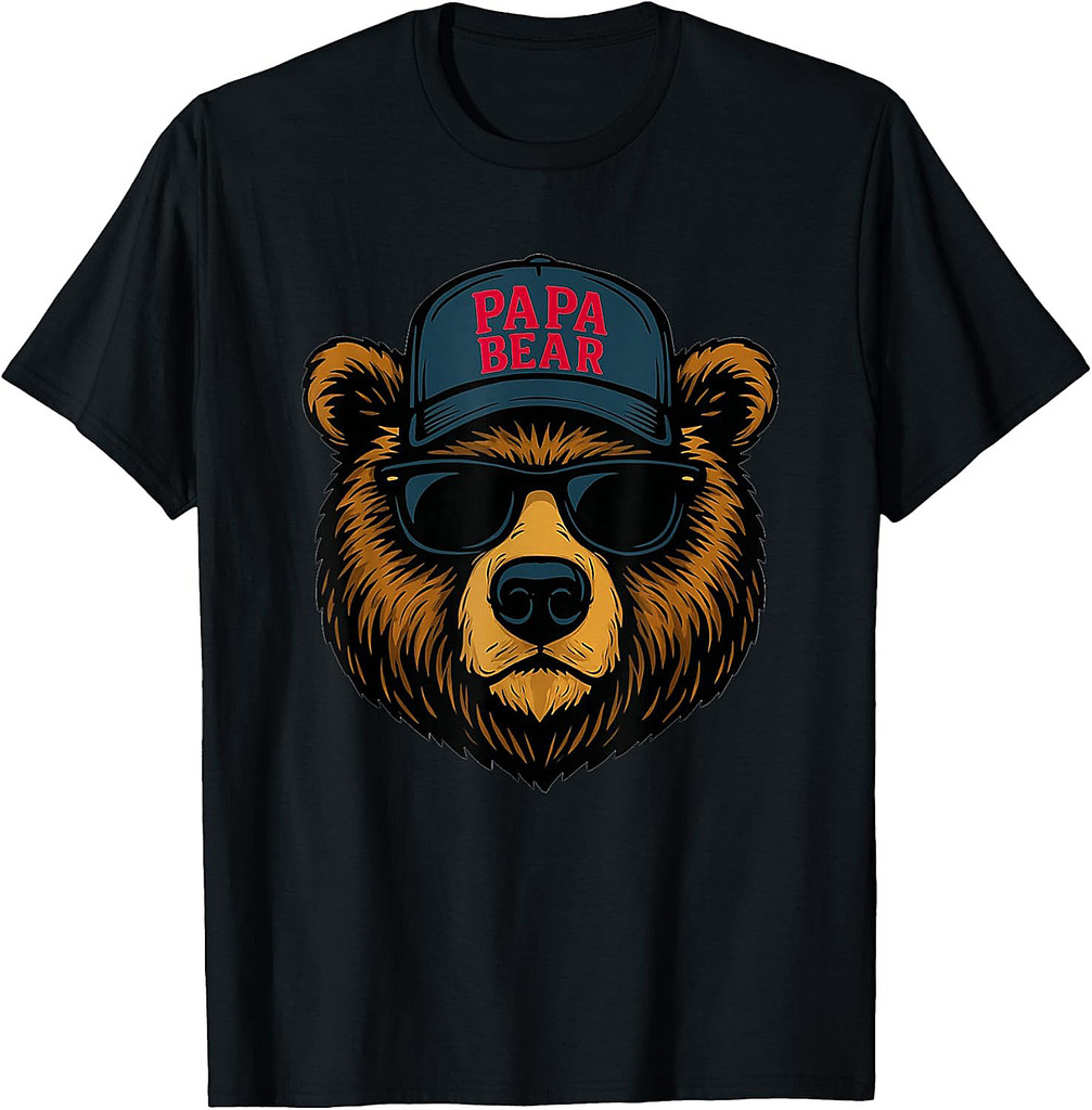 Papa Bear  Father's Day Great Dad Joke T-Shirt