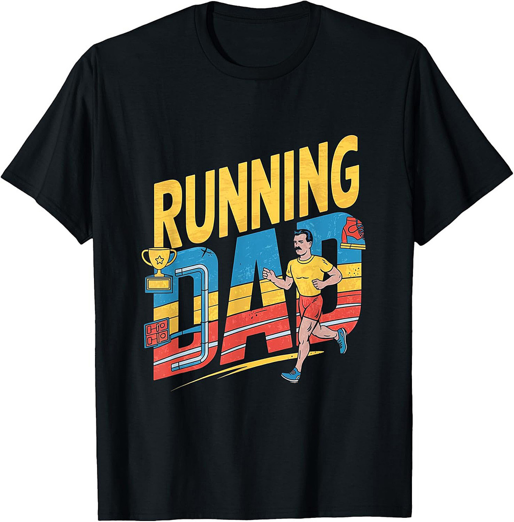 Running Dad Runner Father T-Shirt