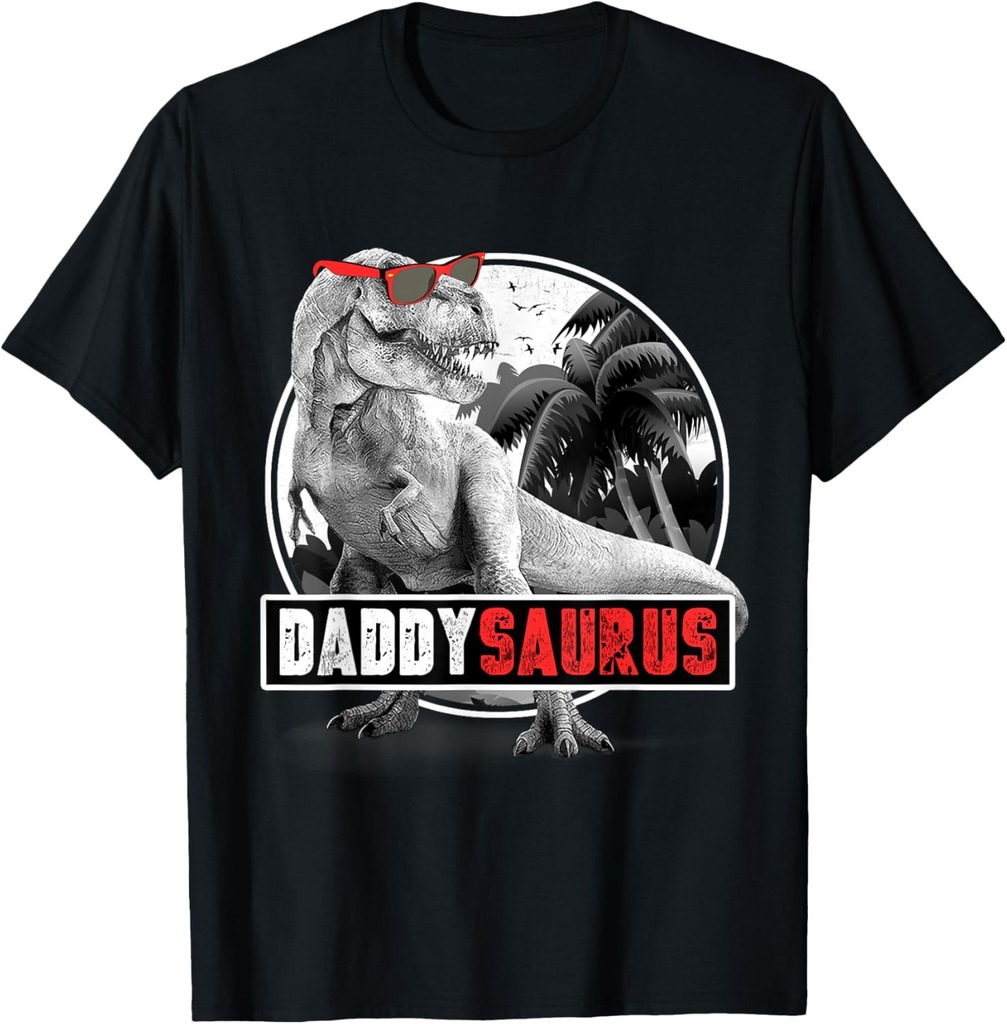 Daddysaurus T-Rex Dad Dinosaur Daddy Saurus Fathers Day T-Shirt