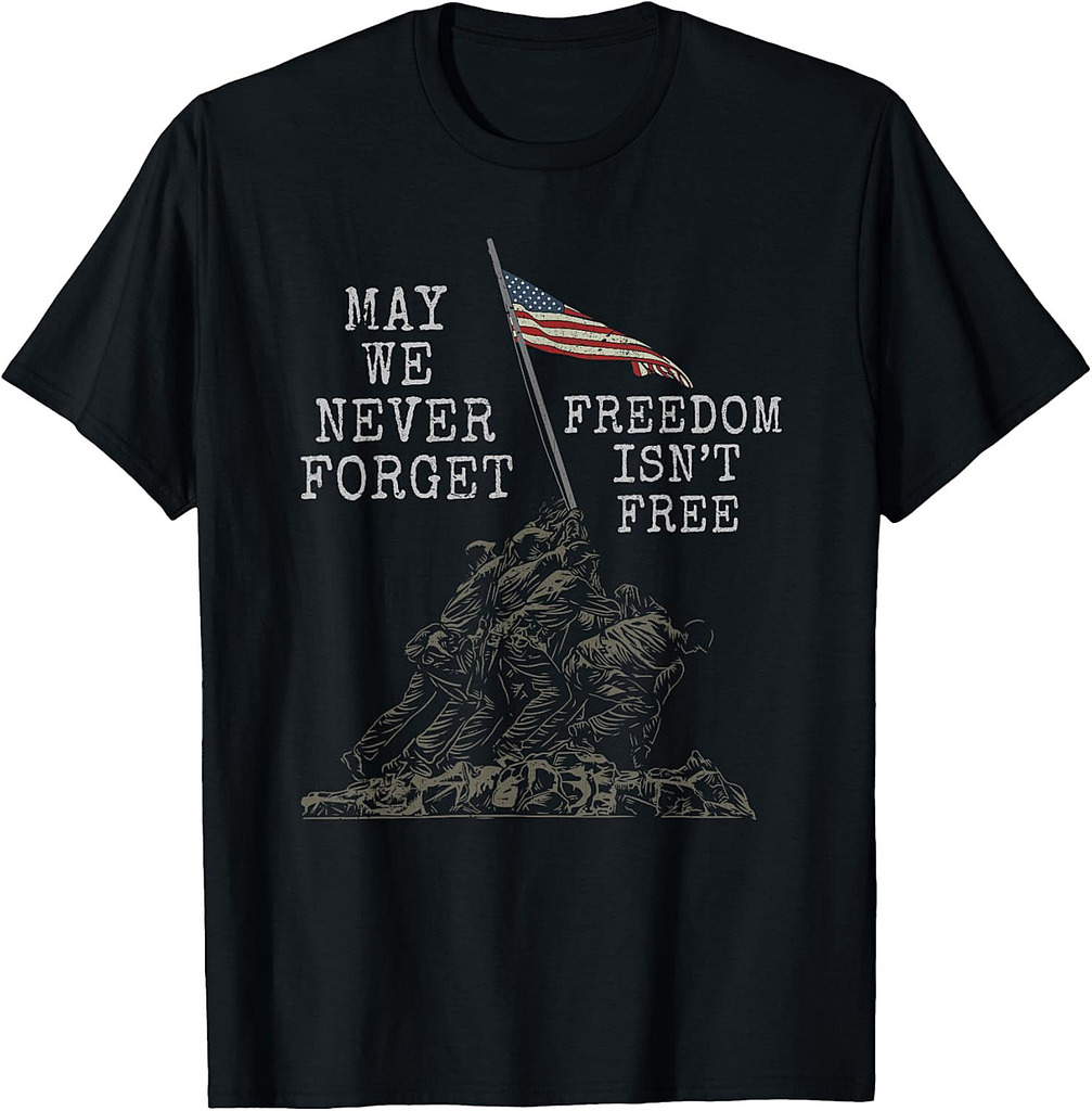 US Flag Patriot Soldier American Army 4th Of July Veteran T-Shirt
