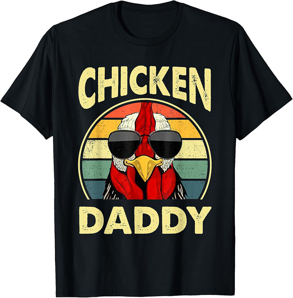 Farmer Dad Chicken Lover Fathers Day T-Shirt