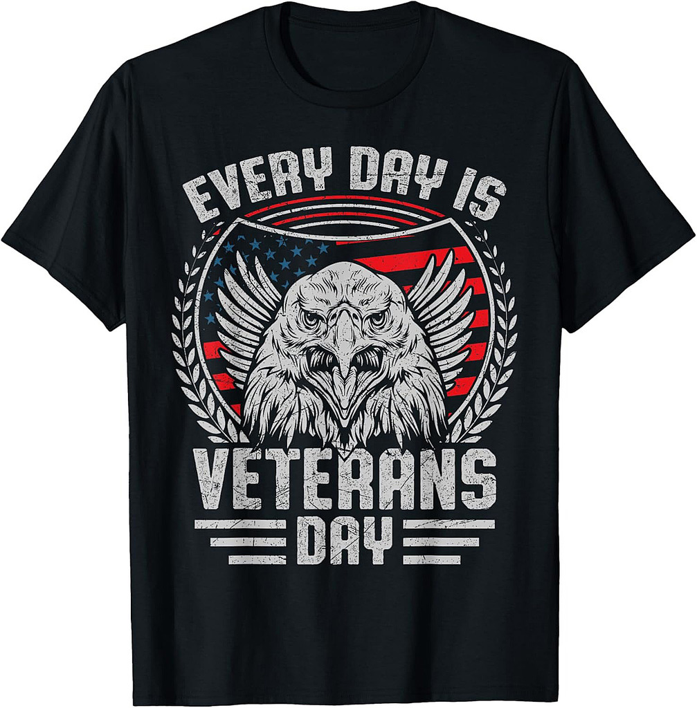 Every Day Is Veterans Day US Army America Veteran T-Shirt