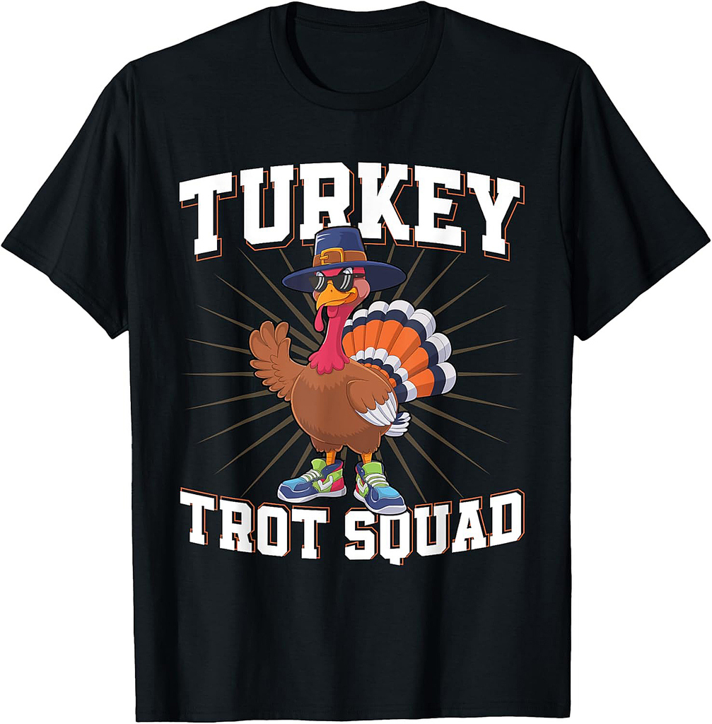 Turkey Trot Squad Thanksgiving Trot Race Women Men T-Shirt