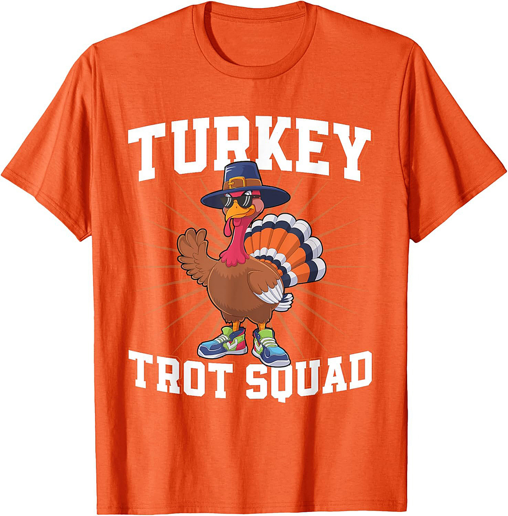 Turkey Trot Squad Thanksgiving Trot Race Women Men T-Shirt