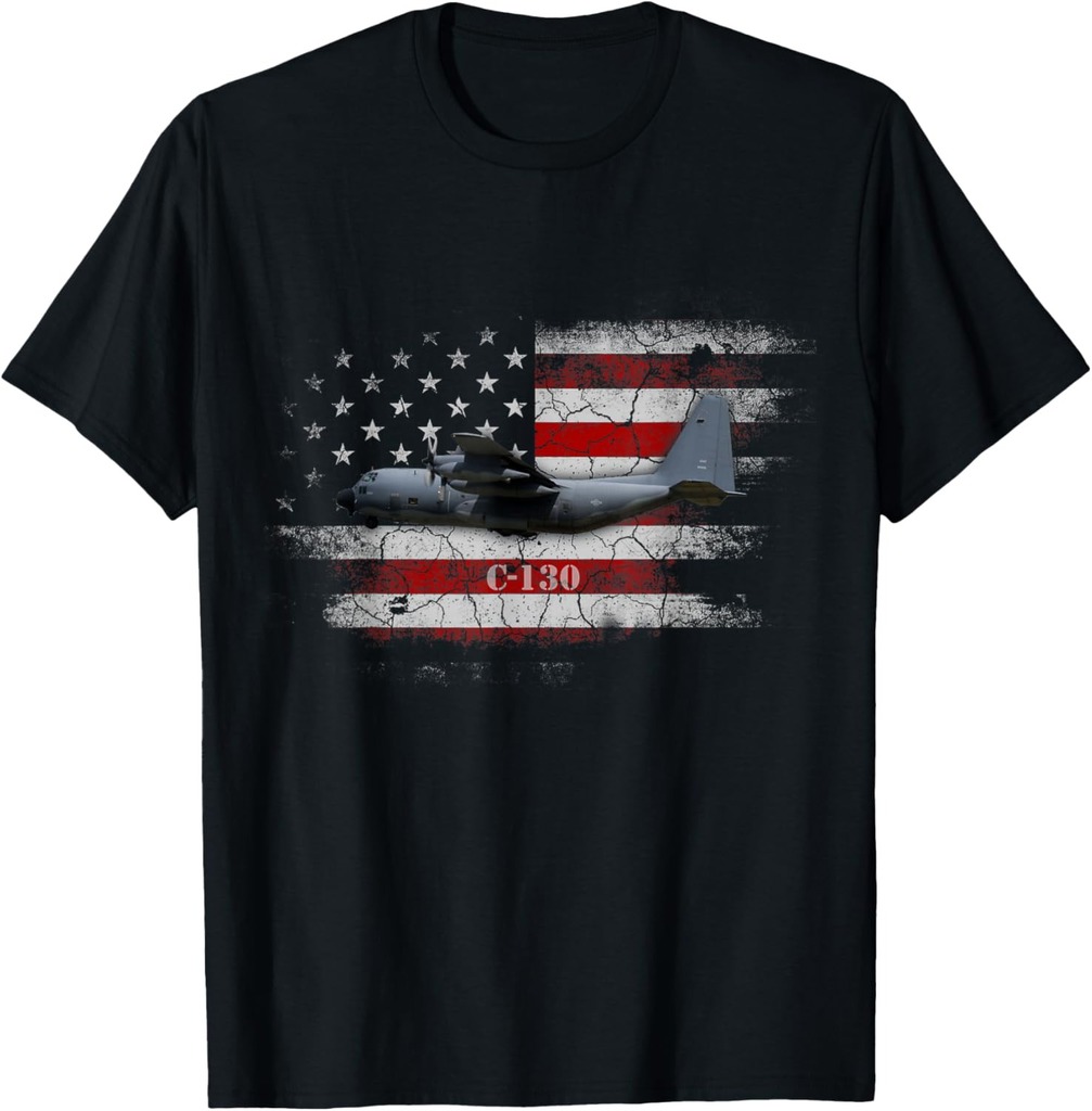 C-130 T-shirt Combat Air Force Veteran Veterans Day Gift T-Shirt
