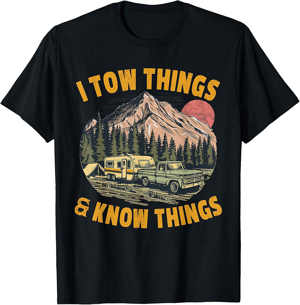 I Tow Things and I know Things Father's Day Vintage T-Shirt