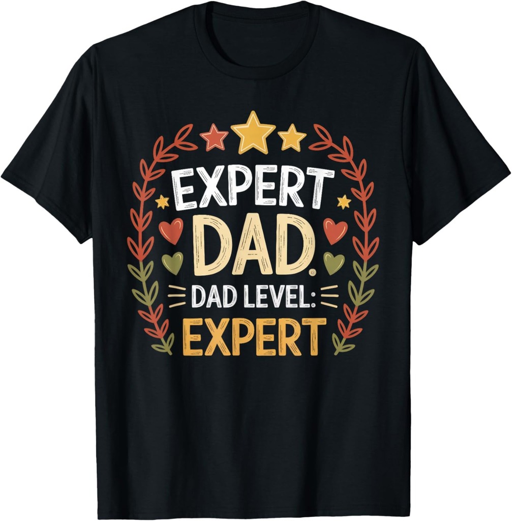 Dad Level Expert Gamer Badge Father's Day T-Shirt
