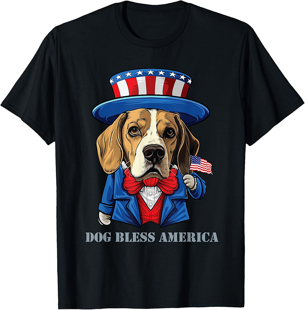 Funny Beagle Dog 4th of July Dog Pun T-Shirt