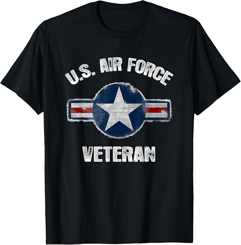 Vintage US Air Force Veteran Tee  Vintage USAF Veteran T-Shirt