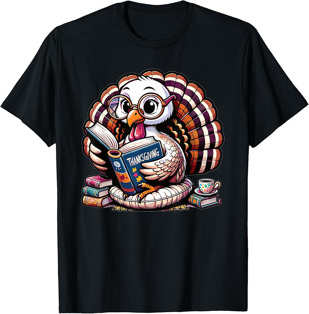 Thanksgiving Read Turkey Book Lover Book T-Shirt