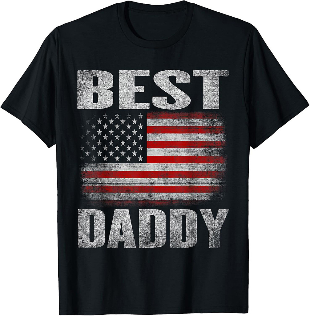 Best Dad Ever for Father's Day Daddy retro Women Men T-Shirt