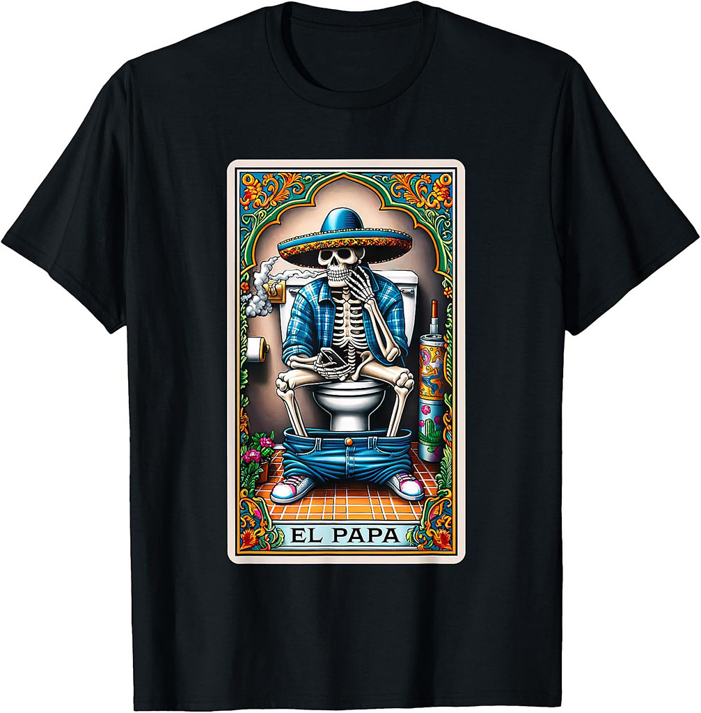 El Papa Latino Tarot Card Spanish Doing Dad Shit Fathers Day T-Shirt