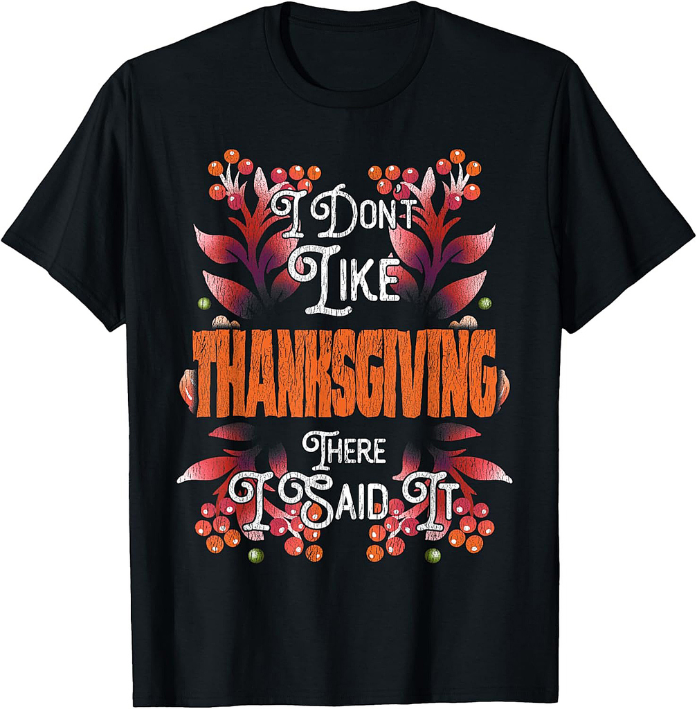 Thanksgiving Autumn Fall Nostalgia Turkey Humor Funny T-Shirt