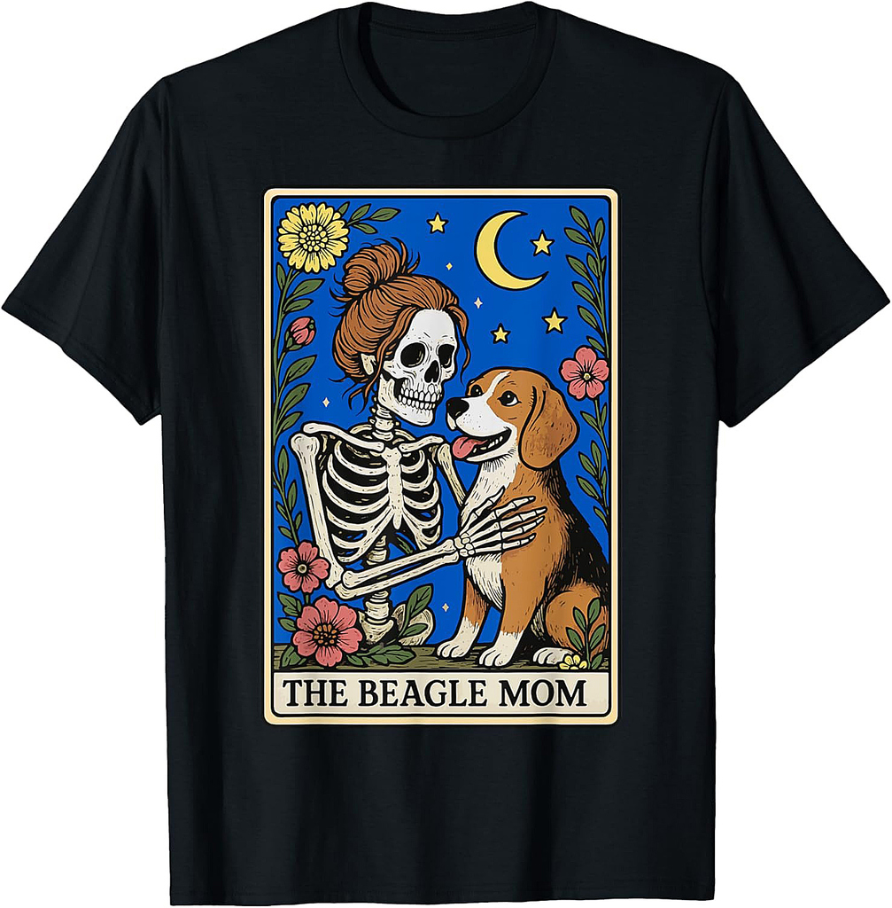 The Beagle Mom Tarot Card T-Shirt