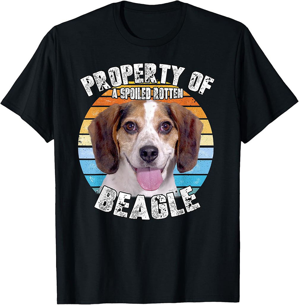 Beagle Retro Property Of T-Shirt