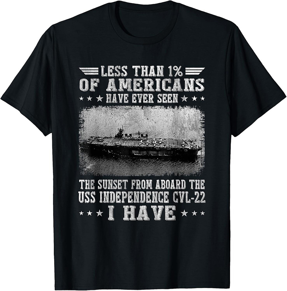 USS Independence CVL-22 Aircraft Carrier Sailor Veterans Day T-Shirt
