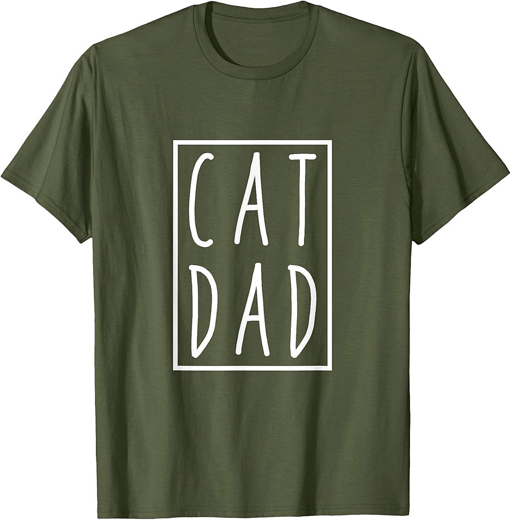 Cat Dad Fathers Day, Cat Father T-Shirt