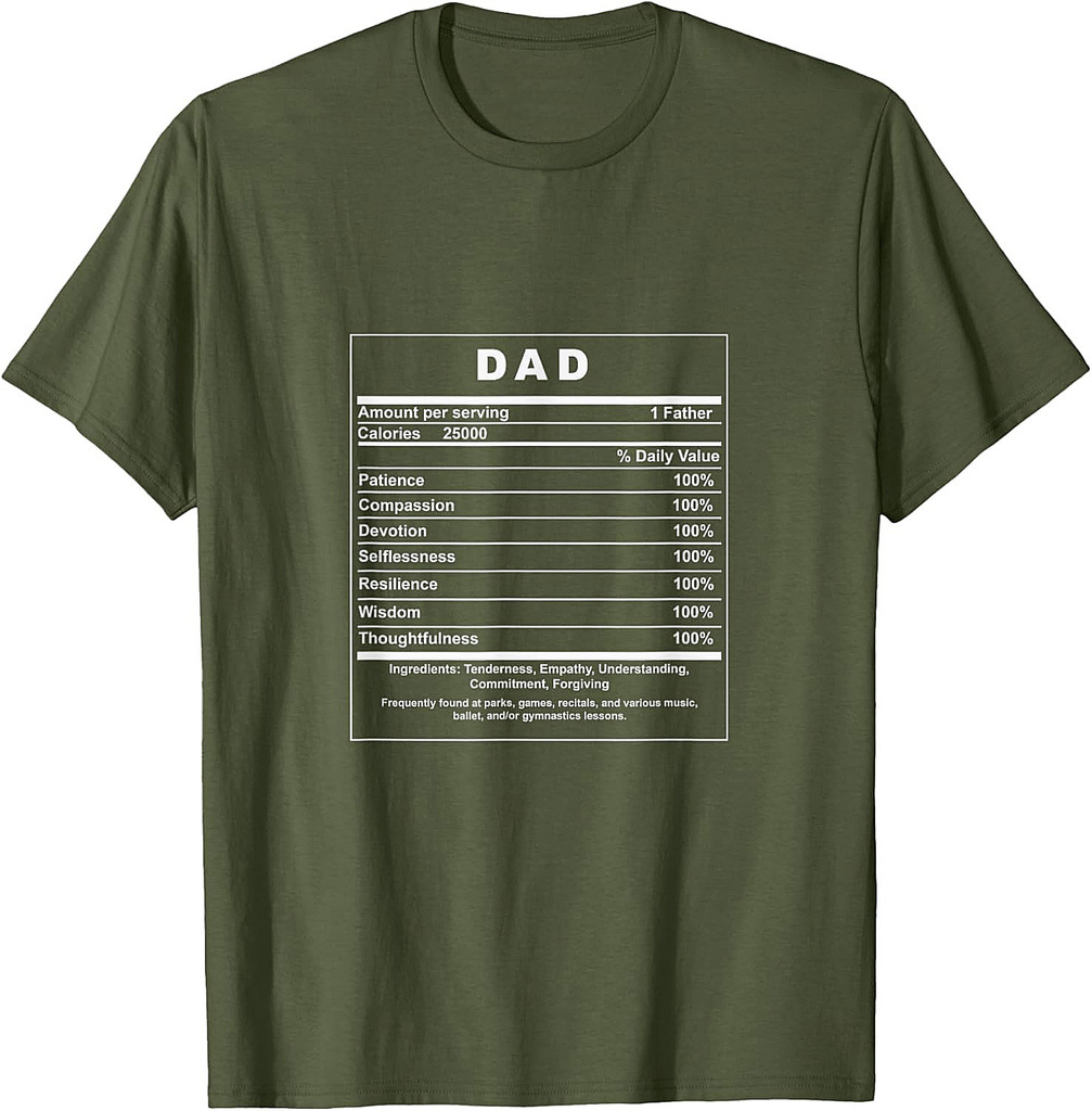 Dad  The Essential Ingredients Father's Day Gift T Shirt T-Shirt