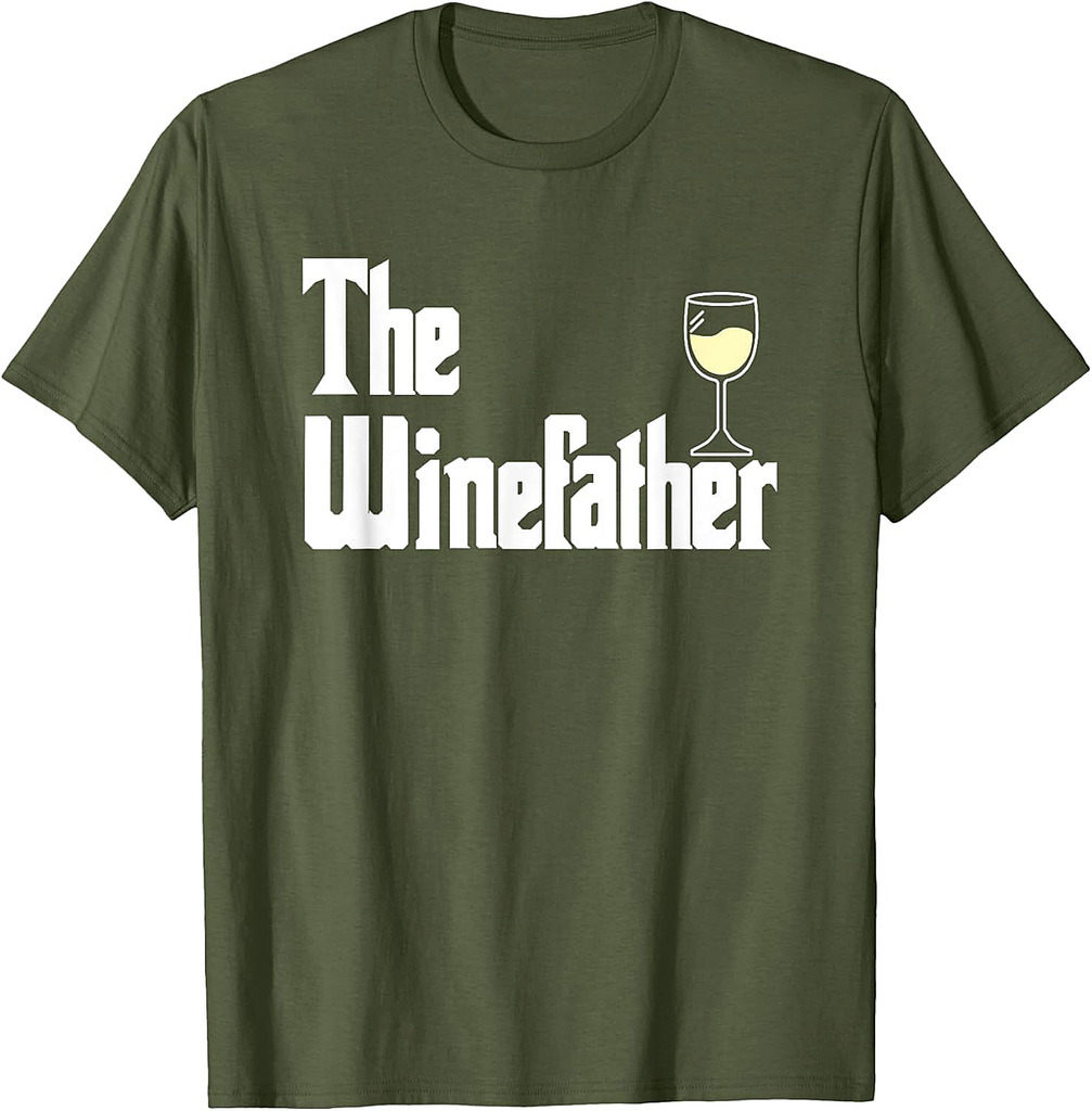 The Winefather White Wine Tasting Fathers Day Dad T-Shirt