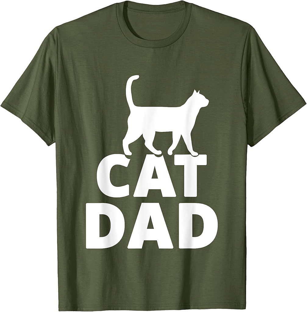 Cat Dad Father's Day T-Shirt