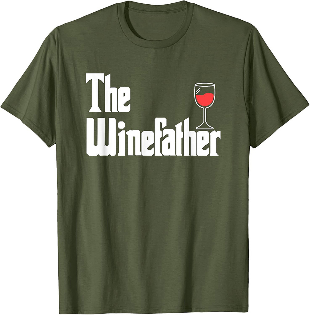 The Winefather Red Wine Tasting Fathers Day Dad T-Shirt