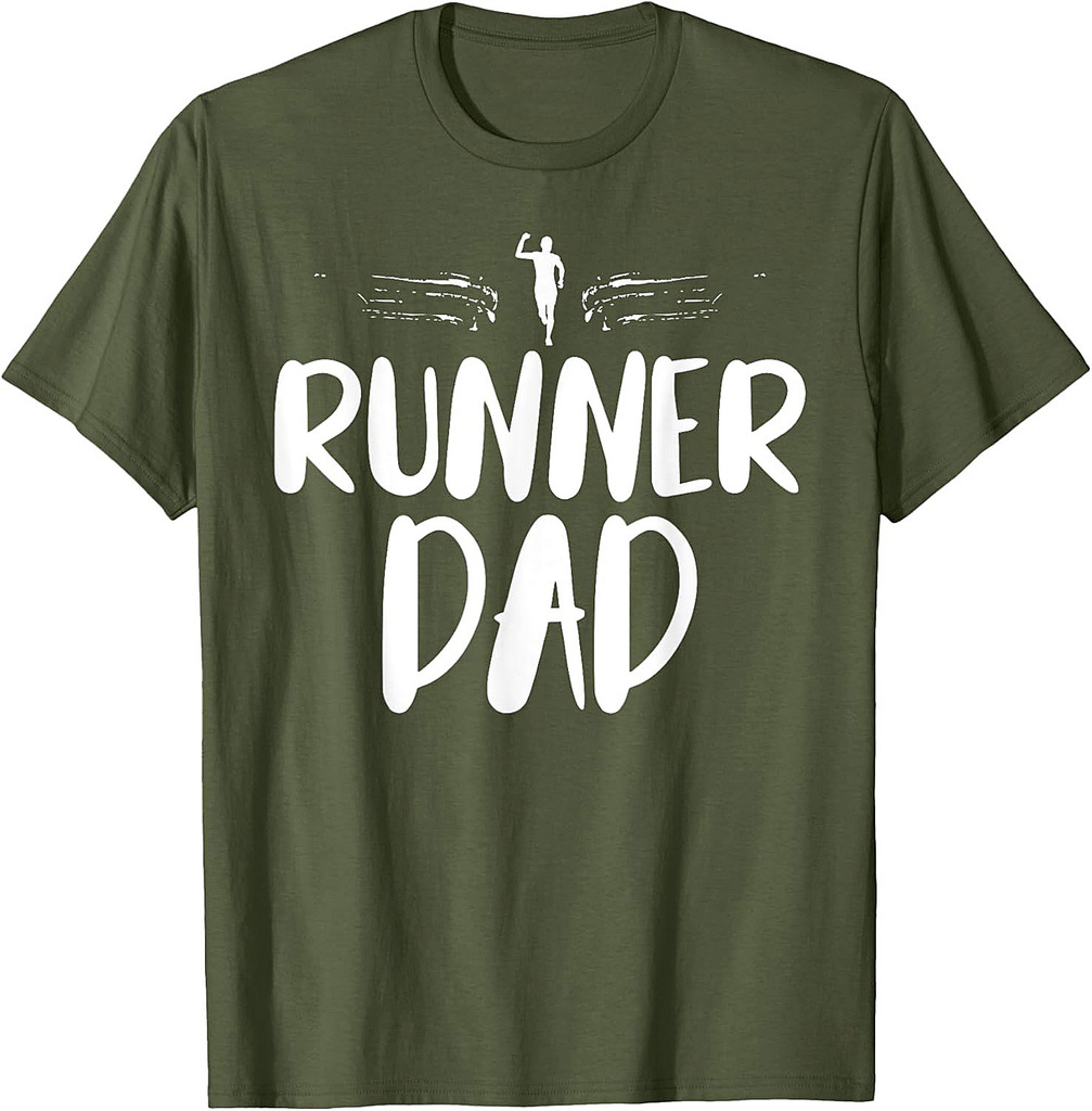Runner Dad Funny Marathon Runner Running Father's Day T-Shirt