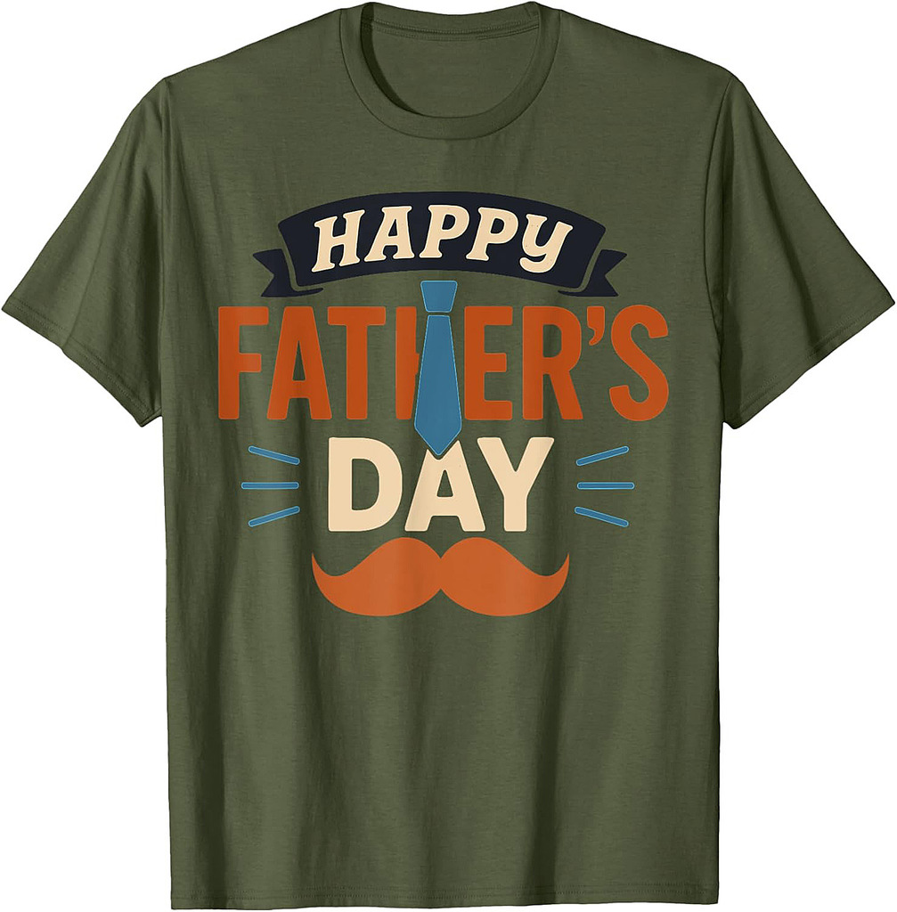 Happy Father's Day 2025 for Men Dad Grandpa Love T-Shirt
