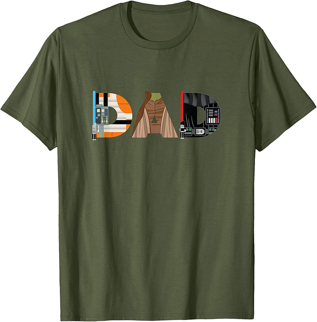 Star Wars Luke Yoda Darth Vader Dad Father’s Day Birthday T-Shirt