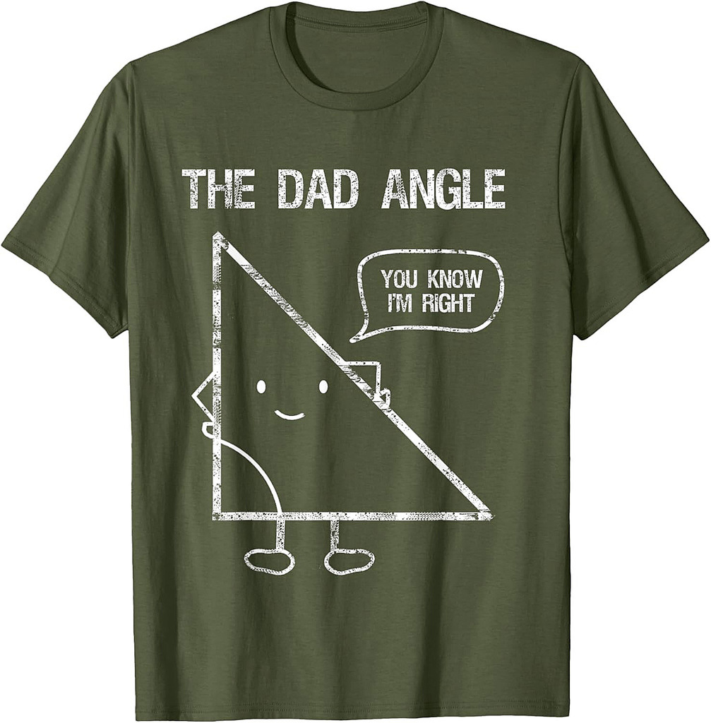 Funny Geometry Shirts for Dads Who Love Math Father's Day T-Shirt