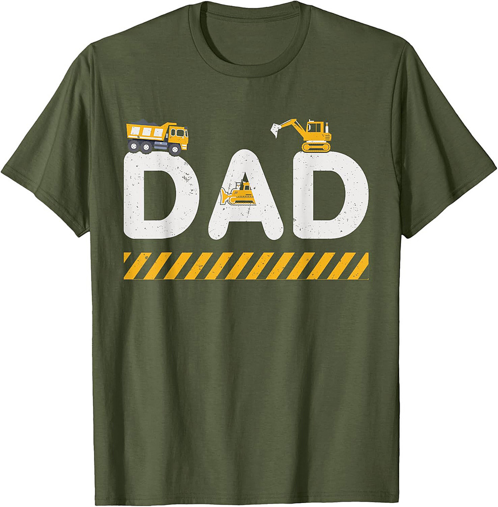 Excavator Dad Father's Day Construction Father T-Shirt