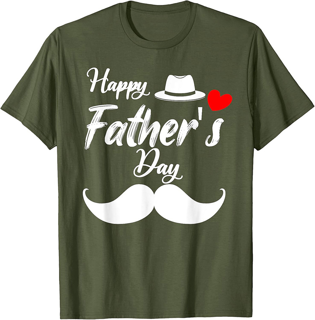 Happy Father's Day 2025 Tshirt for Men Dad Grandpa Love T-Shirt