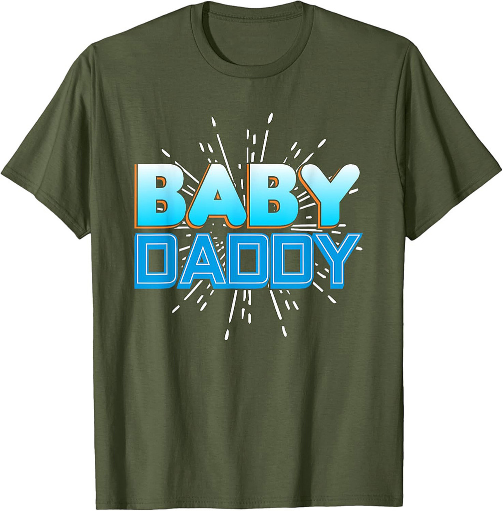 Funny Baby Daddy T Shirt for Men  Funny Father's Day Gift T-Shirt