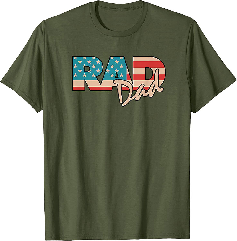 Rad Dad 1990's retro Gift for Farther T-Shirt