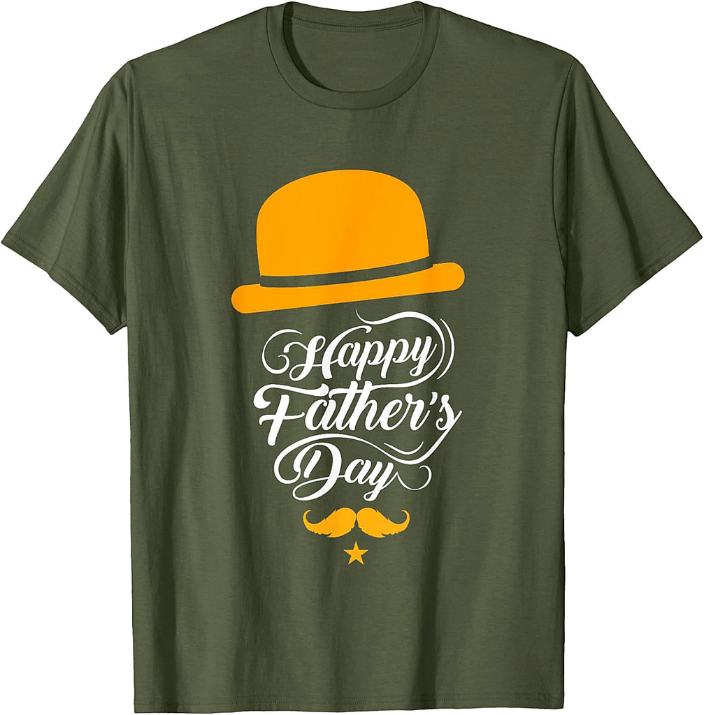 Cute Happy Father's Day For Men Dad Grandpa Love T-Shirt