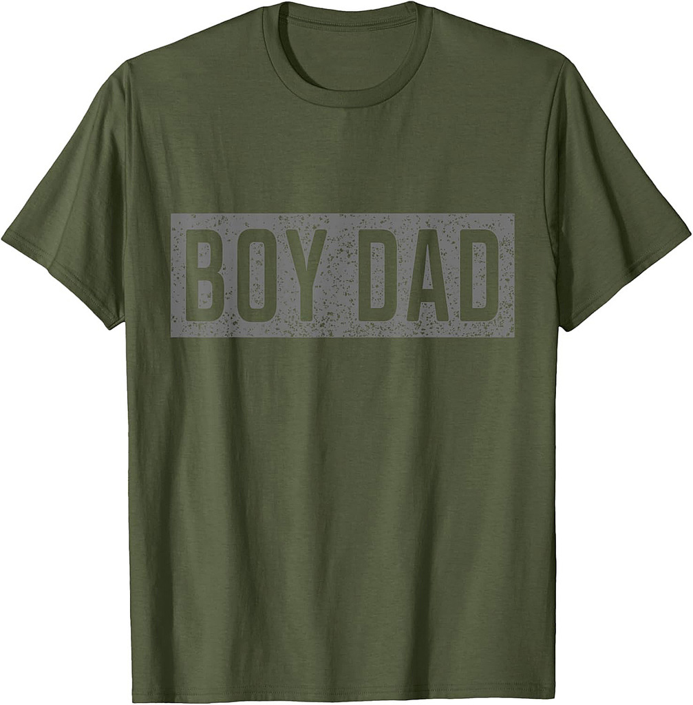 Proud Dad Of A Boy Funny Shirt For Mens Dad Fathers Day T-Shirt