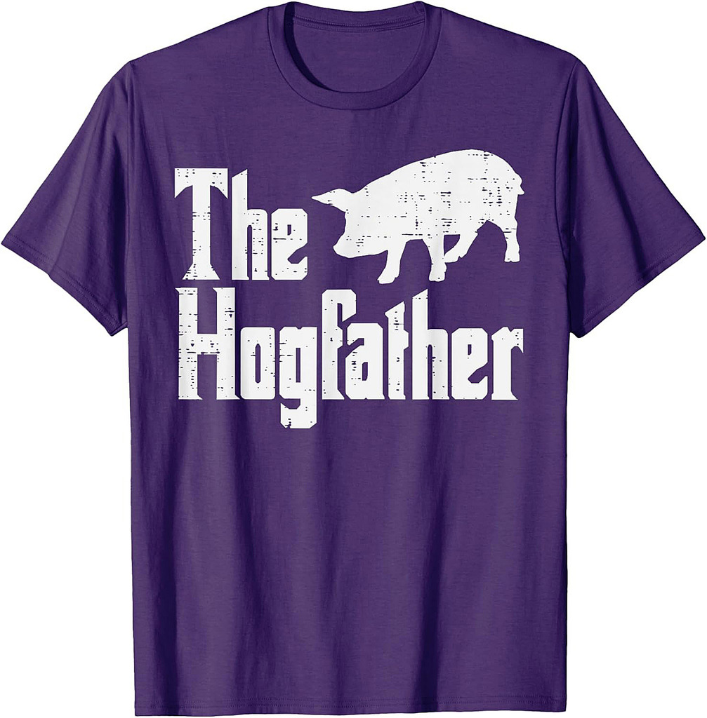 Pig The Hogfather Funny Hog Dad Fathers Day Parody Papa T-Shirt