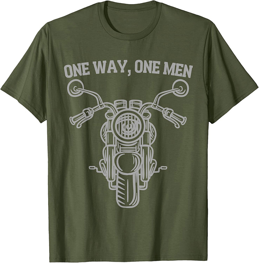 Cool Vintage Biker Dad Tee Motorcycle Gift for Fathers T-Shirt