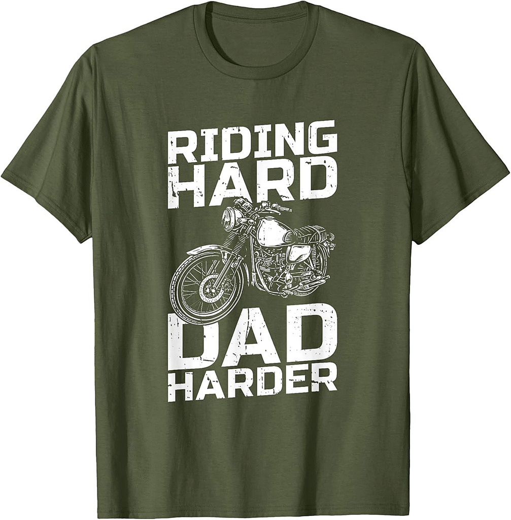 Motorcycle Motorbiker Motorbike Biker  Motorcycle Dad T-Shirt